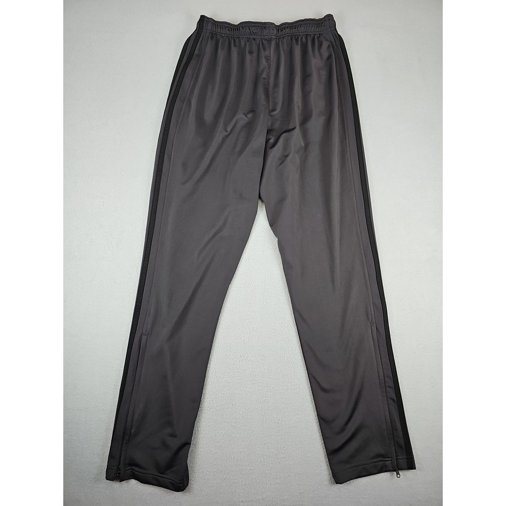 Adidas Track Pants Men's Large Primegreen Essentials Warm-Up Zip Hem 3-Stripes - Picture 7 of 9